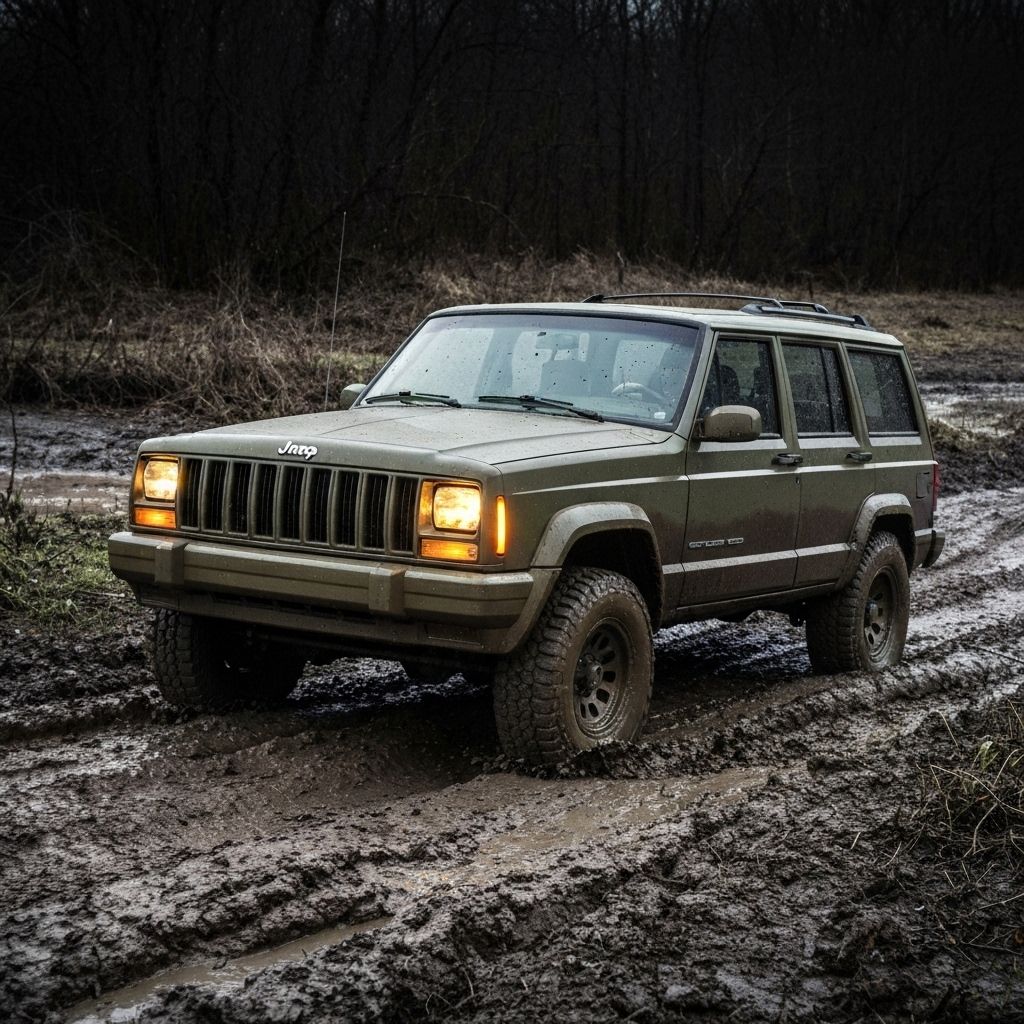 Jeep Cherokee XJ off-road